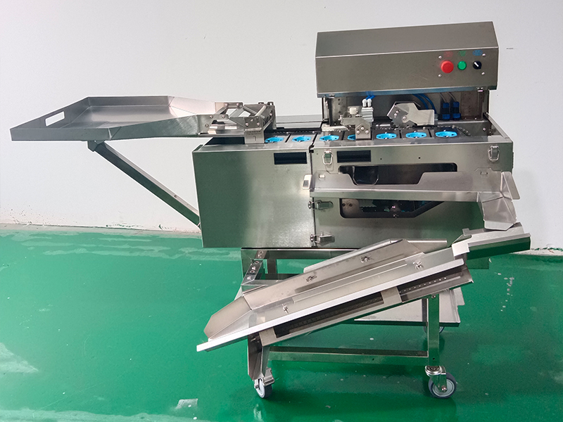 四联式敲蛋机-单排磕蛋-蛋清蛋黄分离翻斗-试机